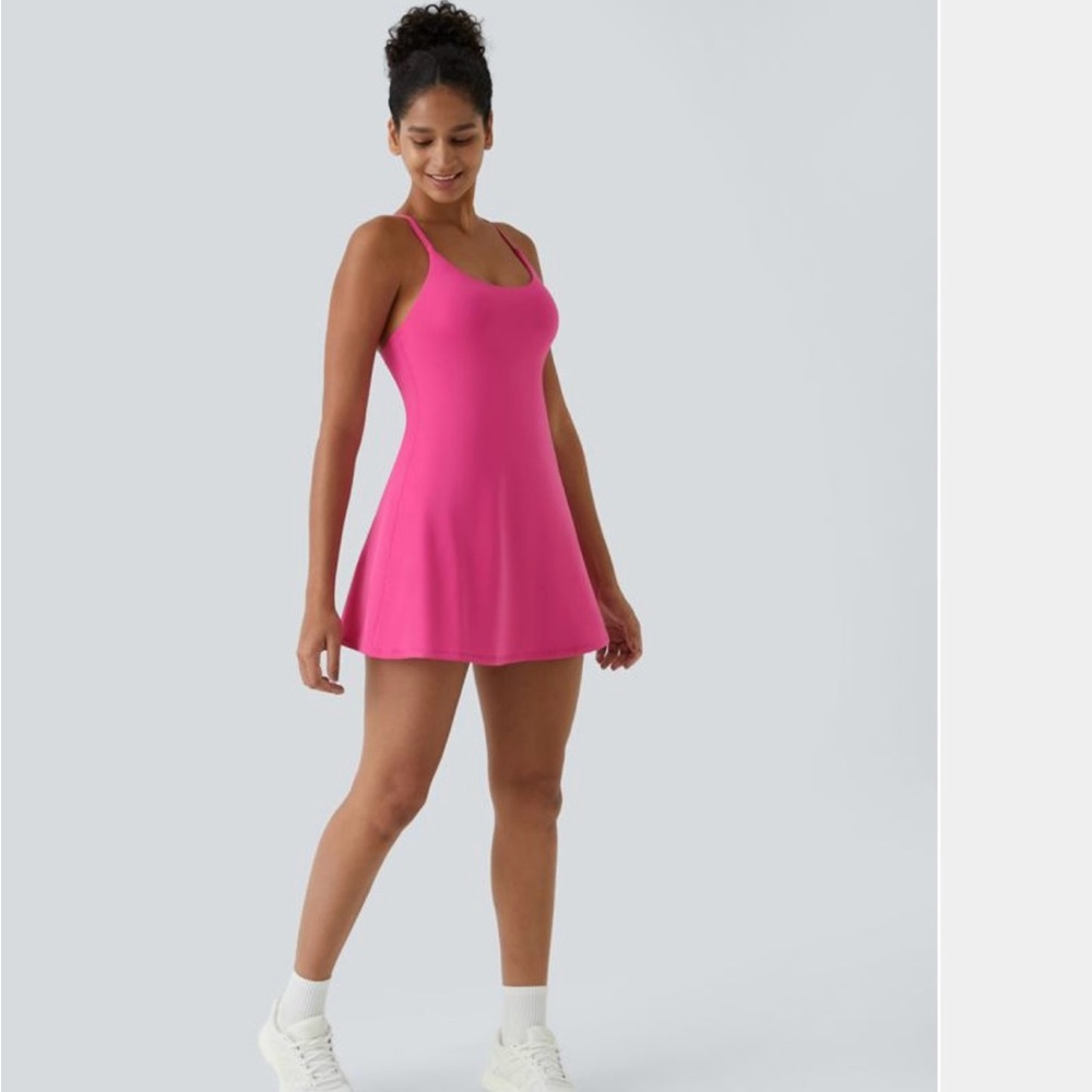 HALARA Hot Pink Strappy Dress